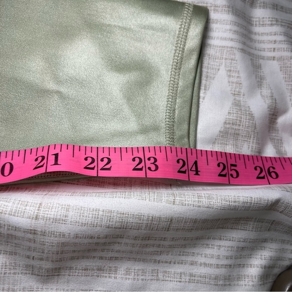 Dynamite Women’s High Rise Faux Leather Leggings Sage Green fiary grunge Size L - Picture 9 of 10